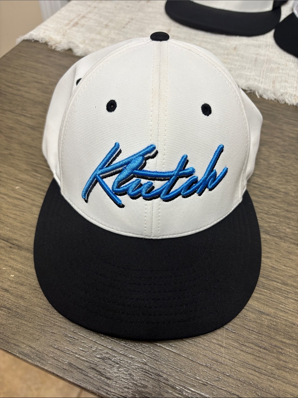 Richardson PTS20 Logo Hat White Black Like New